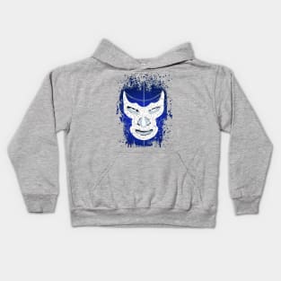 Feel-Ink Blue Demon Lucha Libre Mexican Wrestler Legend Kids Hoodie